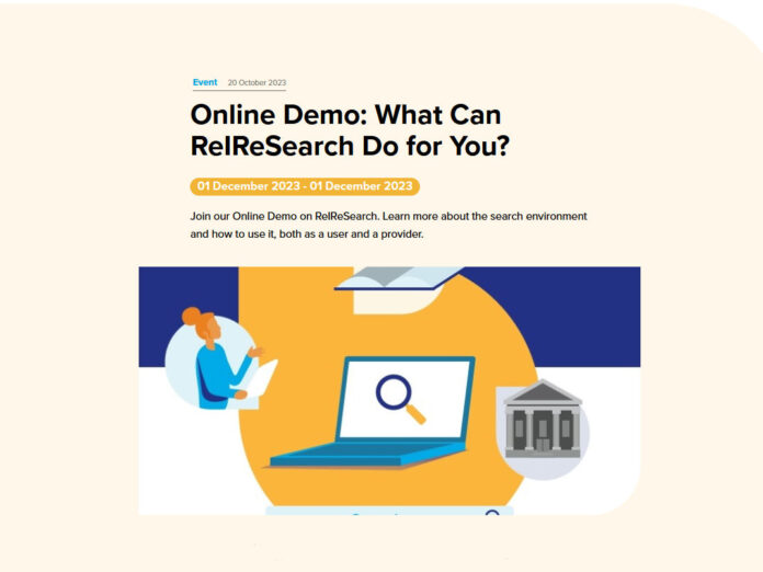 Online Demo: What Can ReIReSearch Do for You? – A new service by RESILIENCE