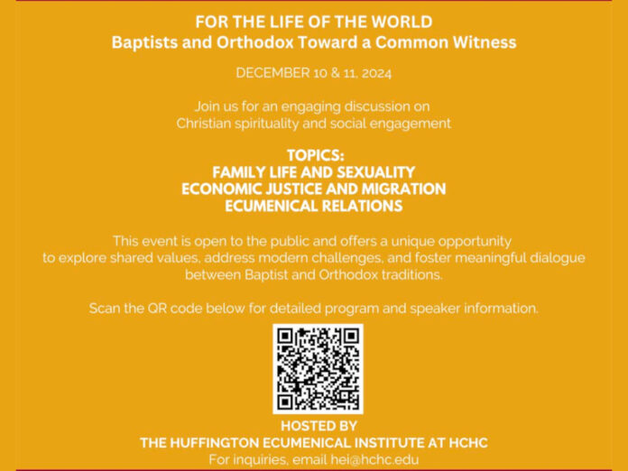 4th Baptist-Orthodox Colloquium (Boston, USA, Online)