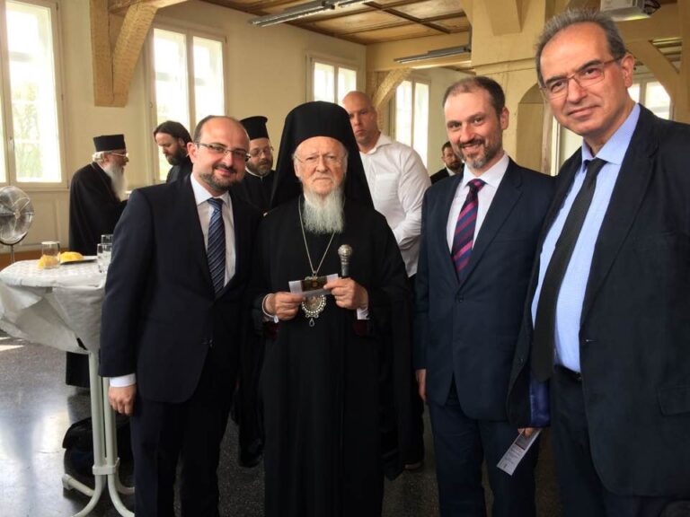 The Greek translation of the Dictionary of the theological dialogue between the Evangelical Church of Germany and the Eastern Orthodox Churches, and the visit of the Ecumenical Patriarch in Germany