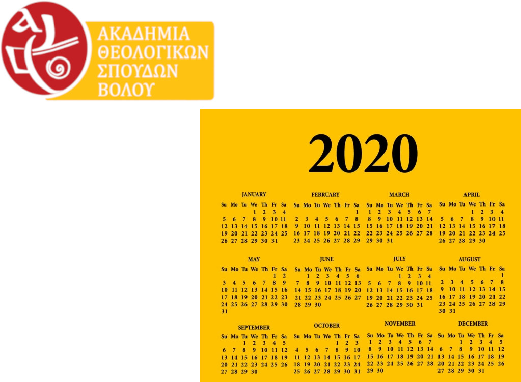 Three Interesting Conferences for 2020 of the Volos Academy for Theological Studies
