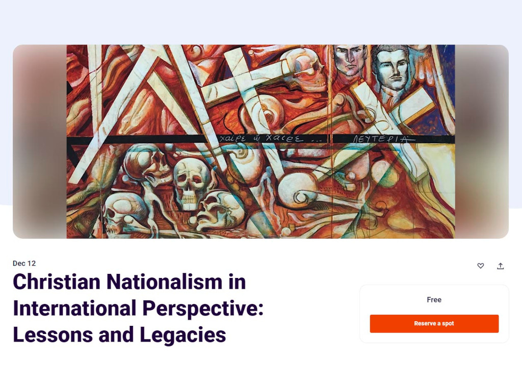 CHRISTIAN NATIONALISM IN INTERNATIONAL PERSPECTIVE: LESSONS AND LEGACIES