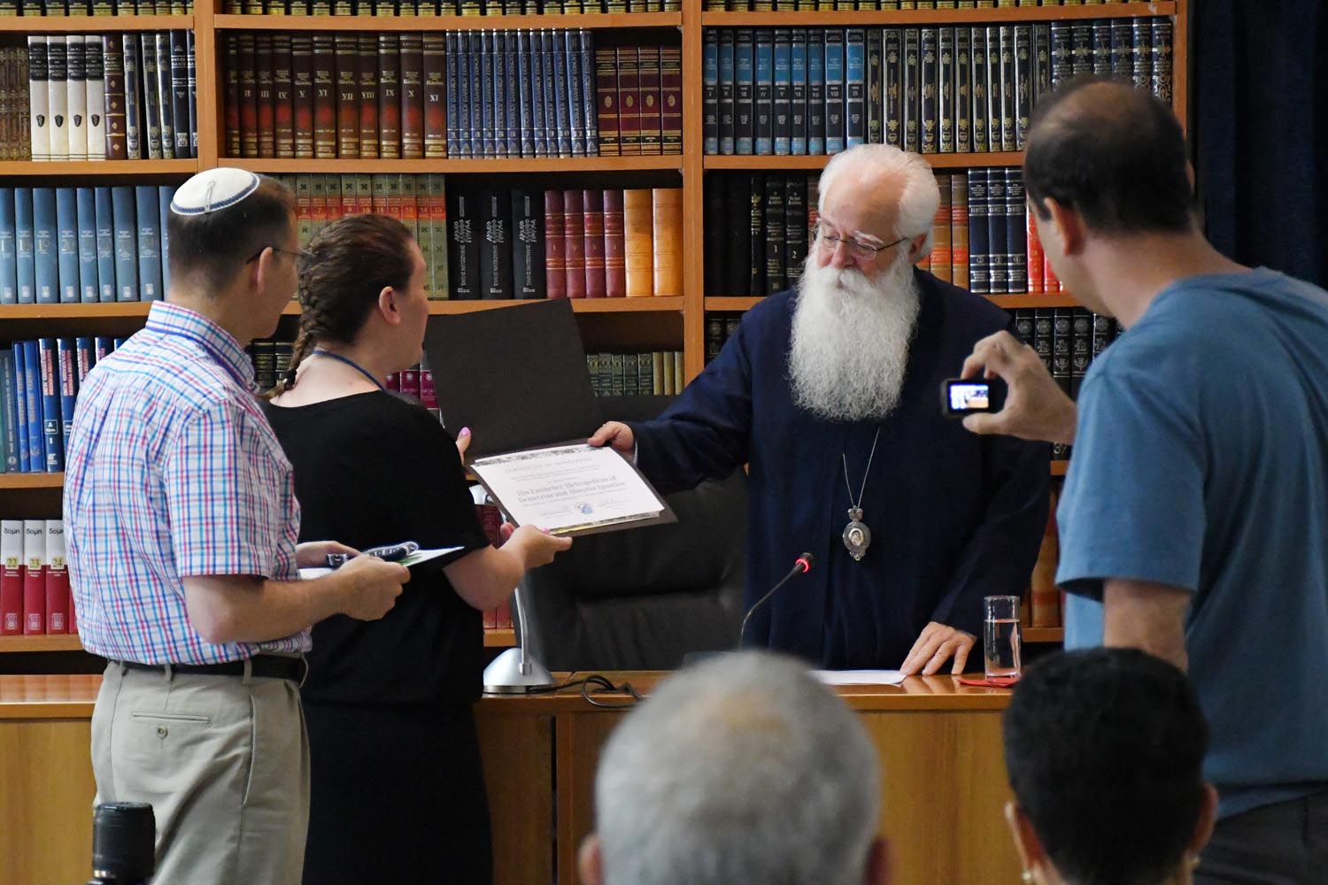 First interfaith meeting entitled “In the Footsteps of the Righteous to Protect the Future”
